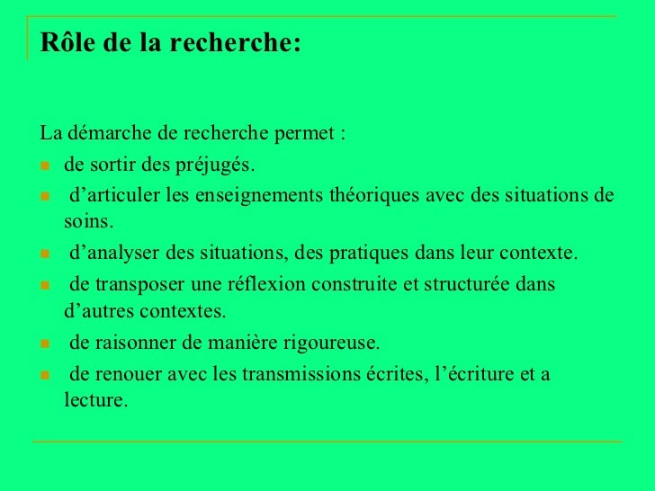 Démarche de la recherche scientifique