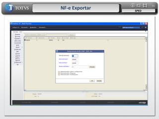 NF-e Exportar SPED 