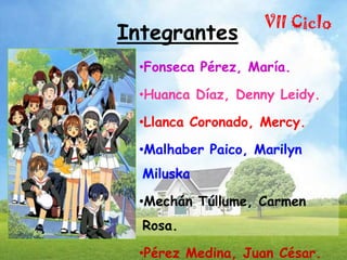 Ascendencia en el grupo. 