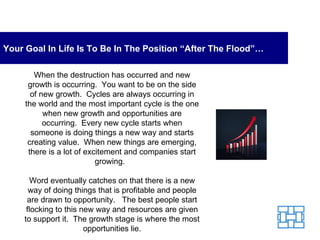 Noah Floods Creative Destruction And Your Career