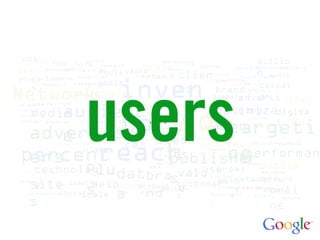 oneREACH
        time         people
                 buying                     impressions         millio
real-         every
       exchanges currently
                          research
                             Media years    drive
                                              ooVoo
                                                    best quarter
                                                                n
                                                                    content  technologie
                                                                                     including
                                        network   clien    audience-         s
                                                                       relationsh month


Network inven s
            grow advertiser        insights
timepartner
offers                                                     buying control
                                                               user
                            goals
                                                        brand campai
                 categories             s                              ips
                                                                        strategy
    s behavior                                    ts                      system
                      baseddisplay                              gn
                             Alliance                        adverti video
                                                       company
                                                                  great

      audienc
     Internet STUDY
unique                                        managemen
                                        solutions



                                                         ad
                        optimizadigita
                                                      pricing   bid
  media
overall                      sing
           tory
 using      Excha                            t     billion      ads
                                                                           choices

                       Webtargeti
                                                                                       tags
 choose advanced
            nge         tion
                       investment l  awareness users
                              verificatio


  advertisaudienresu qualit
      e
                              n   real
                                  sales       trading
                                     information
                                                                     new
                                                              objectives      contextual



         reach usey ng publis
           ces
            consumers business                  offer        capabilitie    trusted revenue


 percent
                                                  market
                            Adperforman
                        right
  ers
                                                             s   fourth
                  lts
                   publisher                     Aim


                    Plu
                                                 daily                     site
     technolog dat       premi                make
                                          valu across
served
                                  bra customer networ
                                         s   attributes
                                                  um
                                                               maximize
                                                              her
                                                               propri
team
    site
     y      Reach     help
                leading
                    s a larges deliver demographic bidding
                               account e
                         consumer                 growmarketin
                                                        k         onli
                                                               etary
                                  nd s
                                                             buyers
                                   times
             Global
   transparenc     scale shelp
                                                      g
   y
    s                          t               s
                                                                  ne
                                                                                     sponsored
 