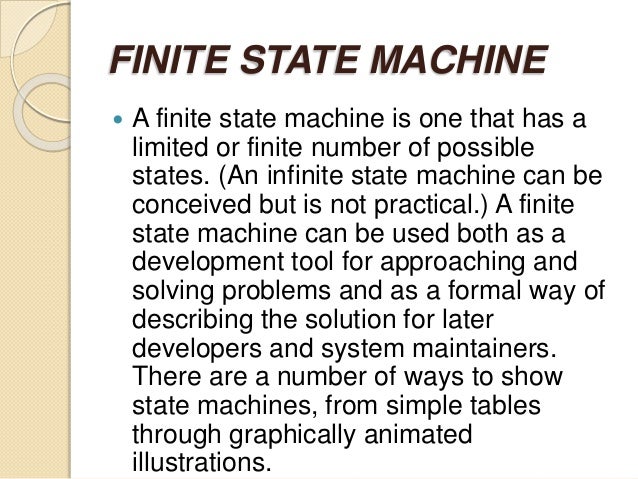 FINITE STATE MACHINE AND CHOMSKY HIERARCHY