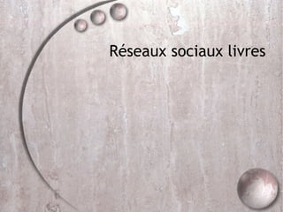 Réseaux sociaux livres 