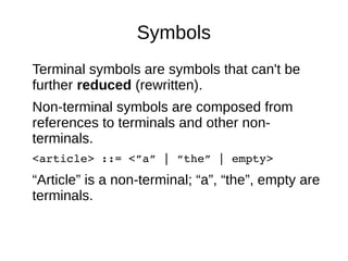 LVEE 2014: Text parsing with Python and PLY | ODP