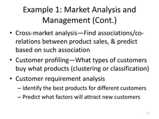 Data Mining and Business Intelligence Tools