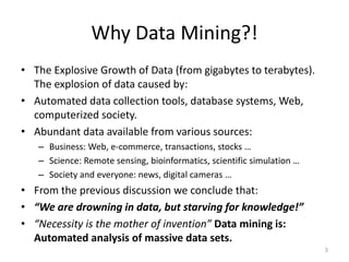 Data Mining and Business Intelligence Tools