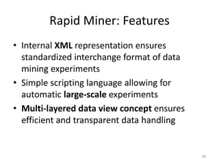 Data Mining and Business Intelligence Tools