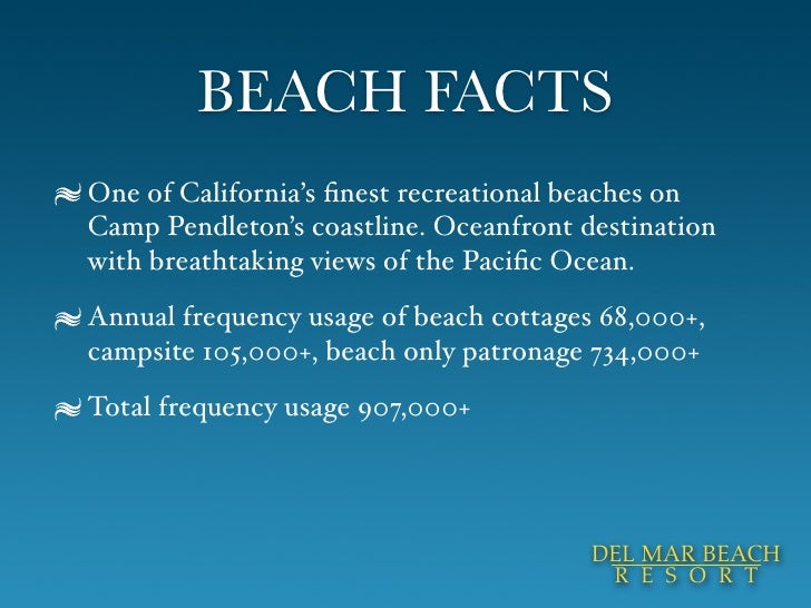 Del Mar Beach Presentation