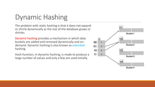 DMBS Indexes.pptx | Databases | Computer Software and Applications