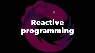 Reactive
programming
 