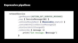 Expressive pipelines
 
