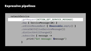 Expressive pipelines
 