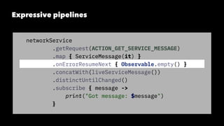 Expressive pipelines
 