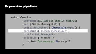 Expressive pipelines
 
