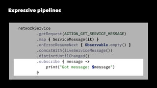 Expressive pipelines
 