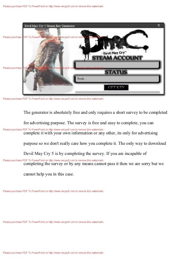 Devil may cry 3 cd key generator no human