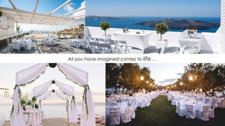 weddings in greece by DMC Representations teams 