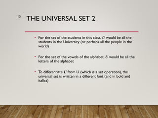 Comprehensive Introduction to Set Theory in Discrete Mathematics | PPT