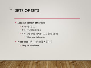 Comprehensive Introduction to Set Theory in Discrete Mathematics | PPT