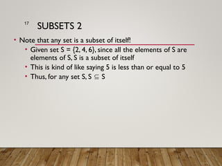 Comprehensive Introduction to Set Theory in Discrete Mathematics | PPT