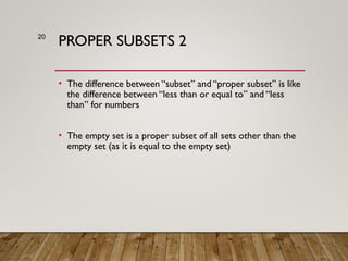 Comprehensive Introduction to Set Theory in Discrete Mathematics | PPT
