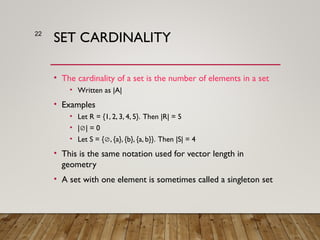 Comprehensive Introduction to Set Theory in Discrete Mathematics | PPT
