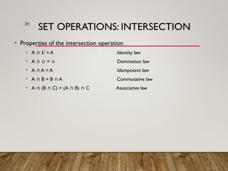Comprehensive Introduction to Set Theory in Discrete Mathematics | PPT