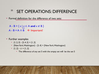 Comprehensive Introduction to Set Theory in Discrete Mathematics | PPT