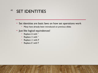 Comprehensive Introduction to Set Theory in Discrete Mathematics | PPT