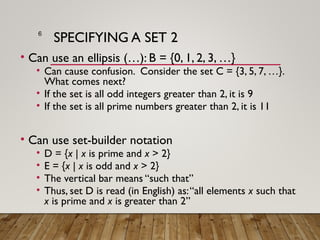 Comprehensive Introduction to Set Theory in Discrete Mathematics | PPT