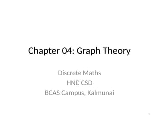 Computer Science Graph Analysis Comprehensive Introduction to Graph Theory and Its Applications in ...