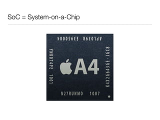SoC = System-on-a-Chip
 