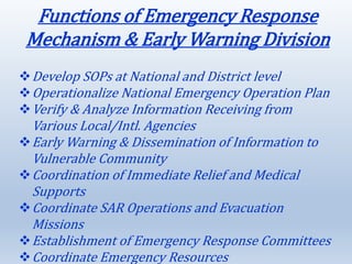 Early warning system in Sri Lankan Disaster Management | PPTX