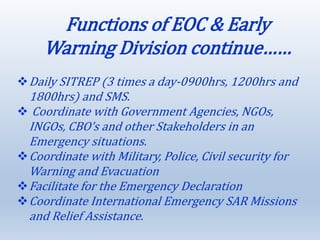 Early warning system in Sri Lankan Disaster Management | PPTX