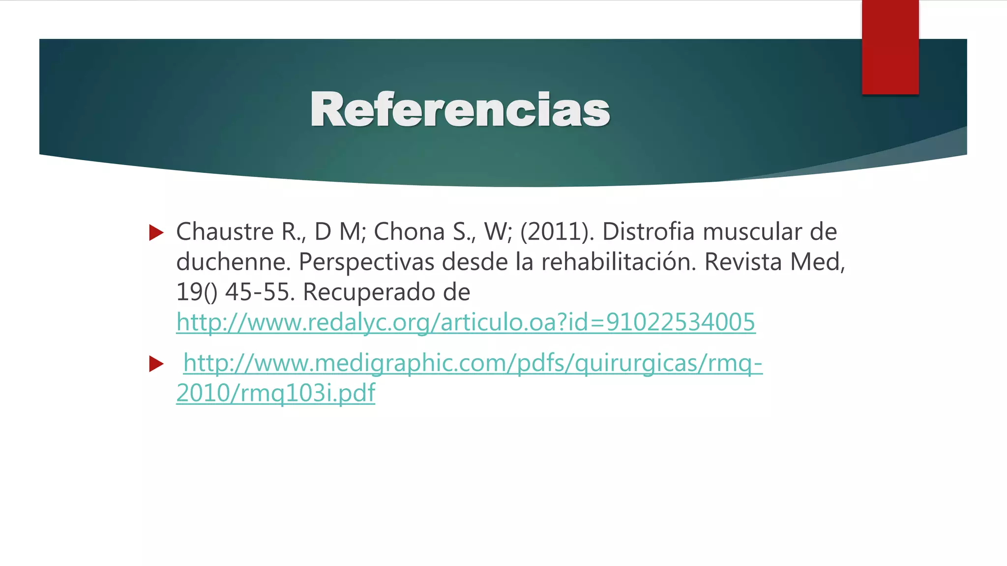 Distrofia Muscular de Duchenne y Becker. | PPTX