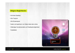 Widgets, Das Internet auf dem Desktop