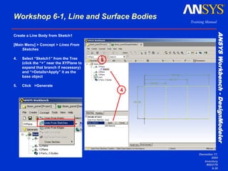Comprehensive Guide to Concept Modeling in ANSYS Workbench ...