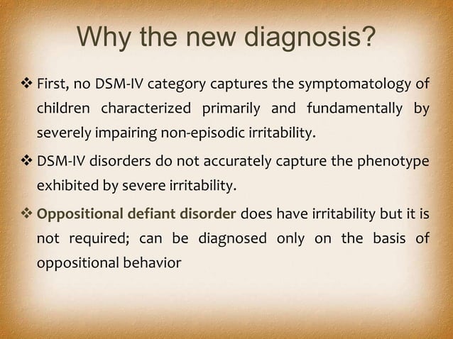 Dmdd disruptive mood dysregulation disorder