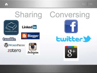 Sharing Conversing 
 