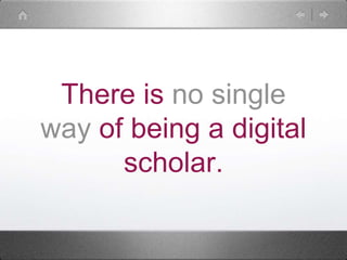 Demystifying Digital Scholarship: Session 1, McMaster University
