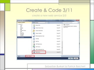 Create database 2/2Sebastian Burkart & Patrick Reichert