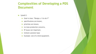 Pds Example Engineering Design Procedure | PPTX