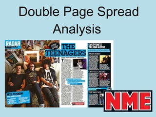Double Page Spread Analysis  