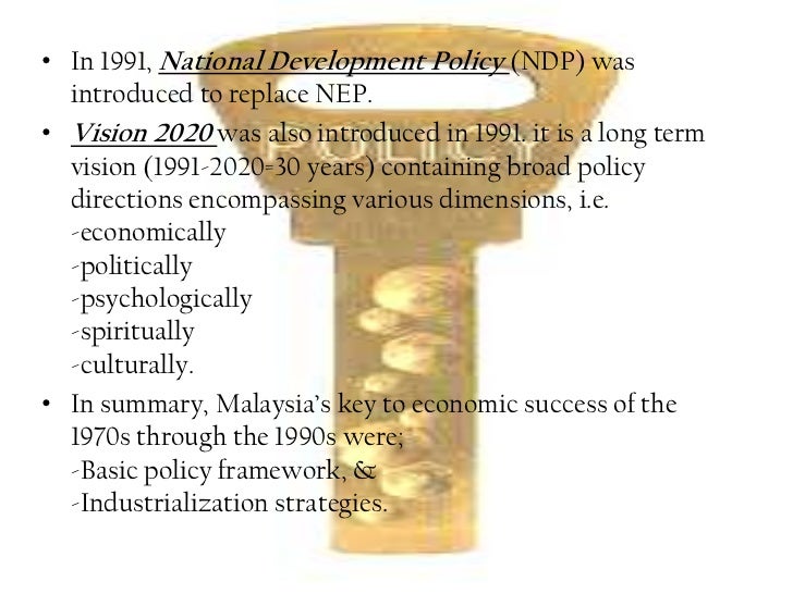Malaysian Development Policies