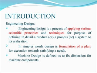 FUNDAMENTAL CONCEPTS IN DESIGN Introduction to the design process | PPT