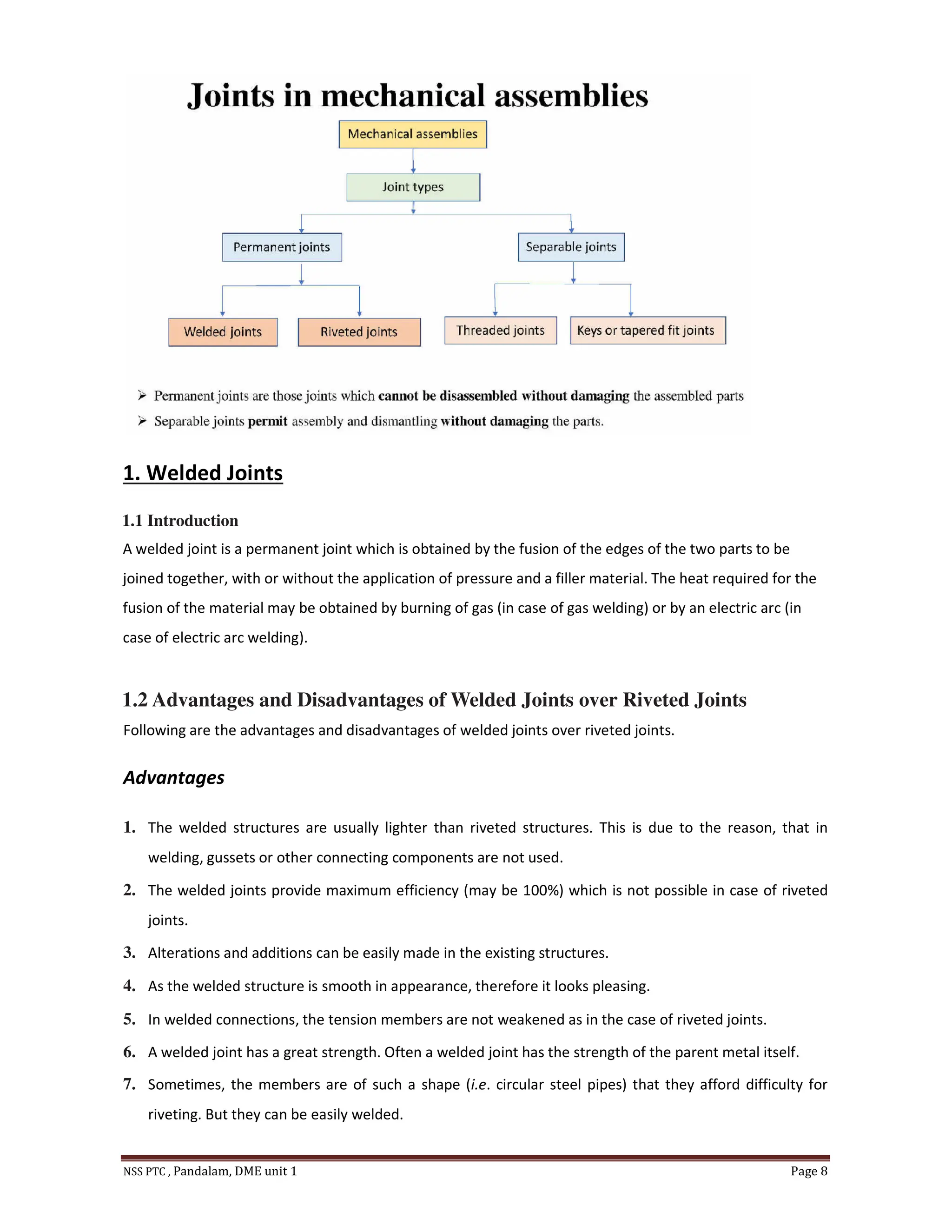 DME unit 1 notes 2021 rev for diploma mechanical engineering | PDF