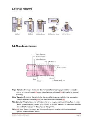 DME unit 1 notes 2021 rev for diploma mechanical engineering | PDF