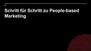05
Schritt für Schritt zu People-based
Marketing.
 