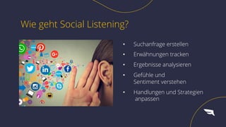 Wer nicht zuhört, weiß nix. Warum Social Media Monitoring zu jeder Kommunikationsstrategie gehört.  Slide 5