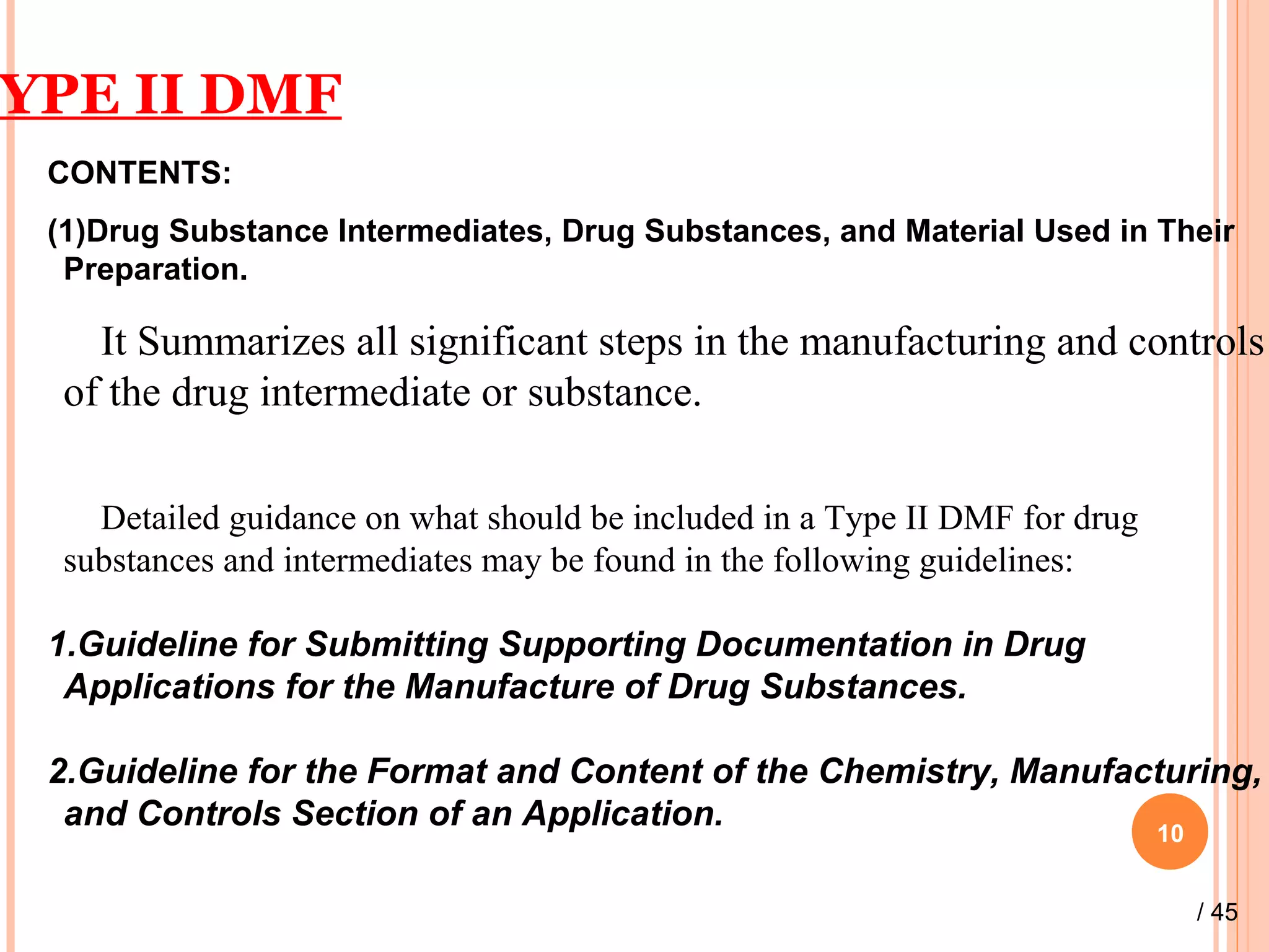 DMF -Drug Master File | PPT
